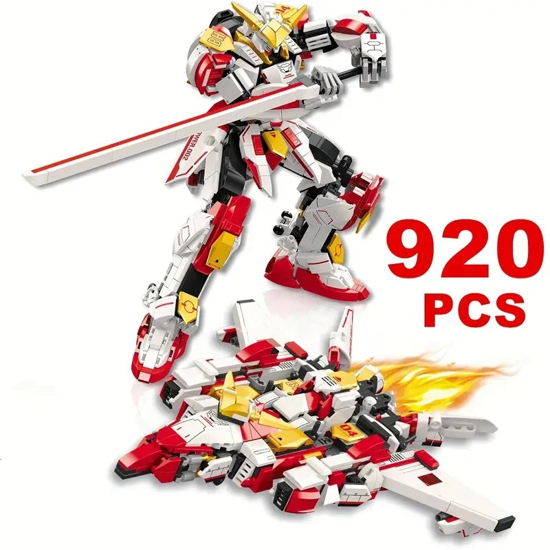 Gundam Astray MOC Model 920PCS Assembling Building Bricks 2-modes in 1