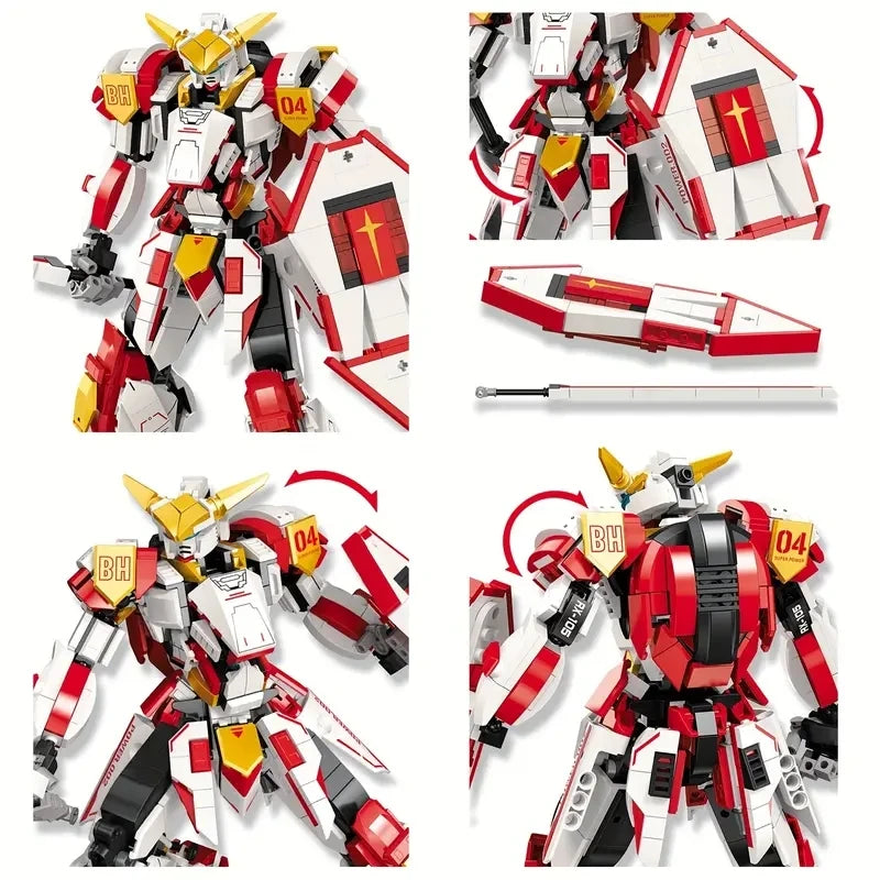 Gundam Astray MOC Model 920PCS Assembling Building Bricks 2-modes in 1