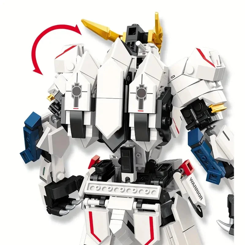 Gundam Barbatos MOC Model 952PCS Assembling Building Bricks 2-modes in 1