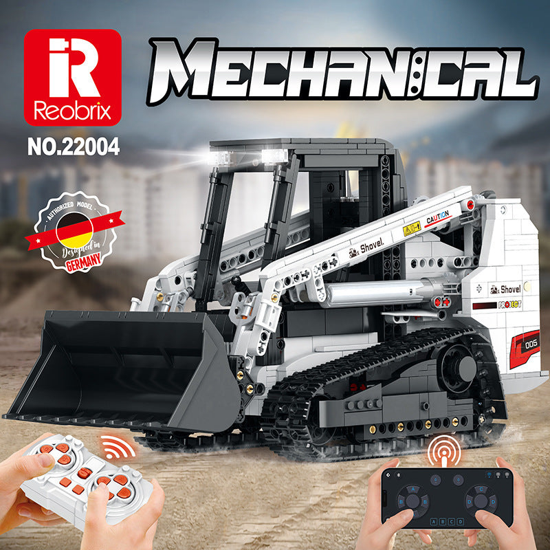 Reobrix 22004 2206Pcs Bob Cat Skid Steer Loader Assembling Building Block