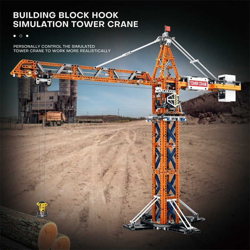 Reobrix 22013 1288 Pcs Tower Crane Assembling Building Block