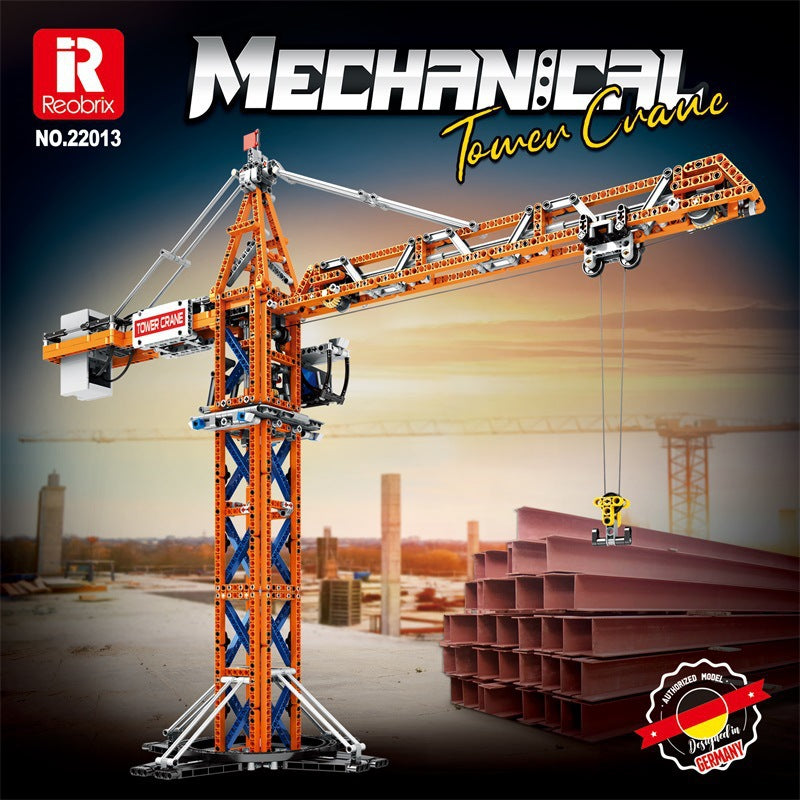 Reobrix 22013 1288 Pcs Tower Crane Assembling Building Block